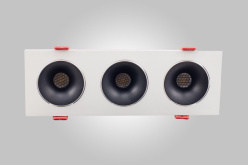 Купить с доставкой по Москве и России Встраиваемый светильник AM Group AM480-3 BK+WH 23,1W