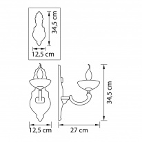 Бра Lightstar 697612 Цена на Бра Lightstar 697612