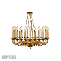 Подвесная люстра iLamp MD8551-30 GD в интернет магазине Гет Лайт