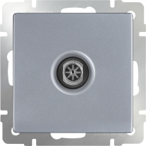 Фото Розетка Werkel WL06-TV-2W (серебряный)