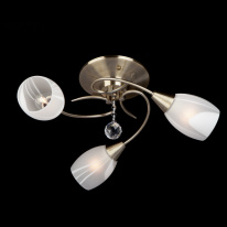 Цена на Накладная люстра Eurosvet 30100/3 античная бронза