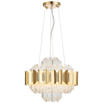 Фото Каскадная люстра Natali Kovaltseva RIVERA 81443/6C GOLD