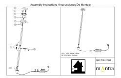 Купить с доставкой по Москве и России Подвесной светильник Mantra 7352