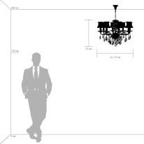 Купить с доставкой по Москве и России Подвесная люстра Lightstar 701081