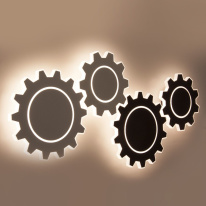 Купить с доставкой по Москве и России Детское бра Elektrostandard Gear L LED черный (MRL LED 1100)