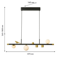 Цена на Подвесная люстра Favourite 4324-5P