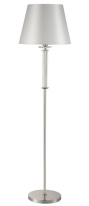Торшер Crystal Lux NICOLAS PT1 NICKEL/WHITE Фото Торшер Crystal Lux NICOLAS PT1 NICKEL/WHITE