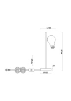 Цена на Настольная лампа Freya FR5372TL-01BS