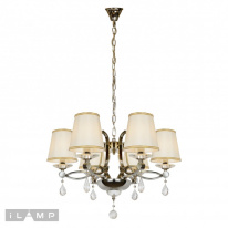 Подвесная люстра iLamp P7505-6 nic Фото Подвесная люстра iLamp P7505-6 nic
