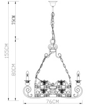 Цена на Подвесная люстра Divinare 8852/22 SP-6