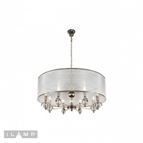 Подвесная люстра iLamp P2400-8 Nickel в интернет магазине Гет Лайт