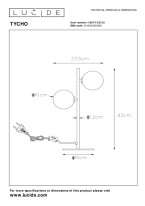 Настольная лампа LUCIDE 45574/02/02 в интернет магазине Гет Лайт