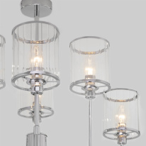 Купить Люстра на штанге Eurosvet 60144/6 хром