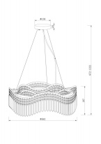 Купить Подвесная люстра Maytoni DIA201PL-08G