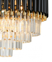 Цена на Каскадная люстра Natali Kovaltseva DARIAN 76017/10C GOLD BLACK