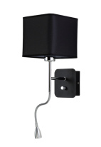 Бра Crystal Lux PACO AP2 CHROME/BLACK Фото Бра Crystal Lux PACO AP2 CHROME/BLACK