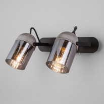 Фото Спот Eurosvet 20122/2 черный/тертый серый