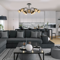 Люстра на штанге Escada 1148/9P в интернет магазине Гет Лайт