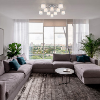 Накладная люстра Eurosvet 30162 хром в интернет магазине Гет Лайт