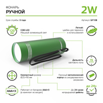 Купить Фонарь Gauss GF108