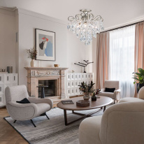 Купить Люстра на штанге Escada 643/4P Silver