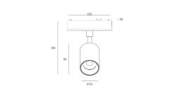 Купить Светильник на шине SWG pro SL-SLIM-SPBL-15-CCT