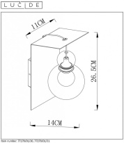 Цена на Бра LUCIDE 77270/01/30
