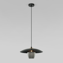 Фото Подвесной светильник Eurosvet 50259/1 черный/дымчатый