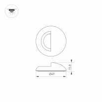 Купить с доставкой по Москве и России Вставка Arlight 035760