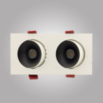 Встраиваемый светильник AM Group AM480-2 BK+WH 15,4W в интернет магазине Гет Лайт