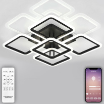 Фото Накладная люстра Natali Kovaltseva HIGH-TECH LED LAMPS 82022 BLACK