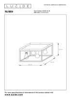 Накладной светильник LUCIDE 00124/14/30 в интернет магазине Гет Лайт