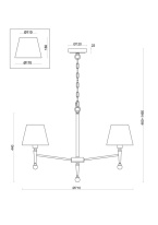 Подвесная люстра Freya FR5190PL-05BS2 Купить Подвесная люстра Freya FR5190PL-05BS2