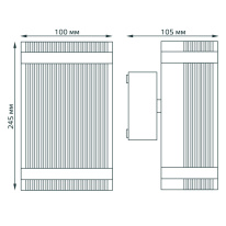 Купить с доставкой по Москве и России Светильник настенный Gauss GD161
