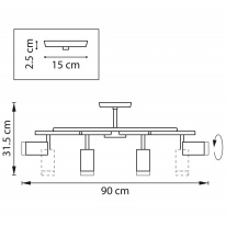 Люстра на штанге Lightstar LR7184080 Цена на Люстра на штанге Lightstar LR7184080