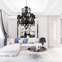 Подвесная люстра LOFT IT 10210/12 Black в интернет магазине Гет Лайт