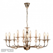 Фото Подвесная люстра iLamp 1030-8+4GD