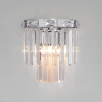 Фото Бра Eurosvet 10130/1 хром/прозрачный хрусталь Strotskis