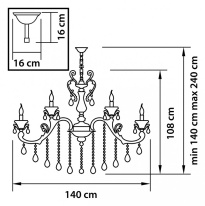 Цена на Подвесная люстра Lightstar 786242