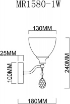 Купить Бра MyFar MR1580-1W