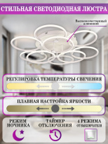 Купить Накладная люстра Natali Kovaltseva HIGH-TECH LED LAMPS 82044