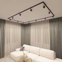 Купить с доставкой по Москве и России Светильник на шине Denkirs DK6070-BK