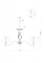 Цена на Подвесная люстра Freya FR2001PL-07G