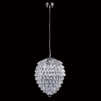 Купить Подвесной светильник Crystal Lux CHARME SP3+3 LED CHROME/TRANSPARENT