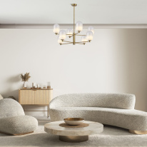 Купить Люстра на штанге Eurosvet 60161/8 латунь