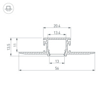 Купить Профиль Arlight 045497