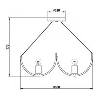 Подвесная люстра Vele Luce VL1862L05 в интернет магазине Гет Лайт