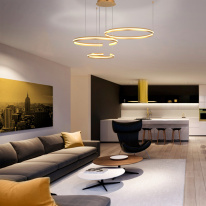 Подвесная люстра Eurosvet 90280/3 золото Smart в интернет магазине Гет Лайт