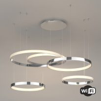 Фото Подвесная люстра Eurosvet 90275/5 хром Smart