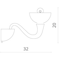 Цена на Бра Divinare 7091/04 AP-1